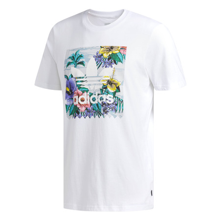 Adidas Originals Skaters Floral Tropical Tee (weiß)