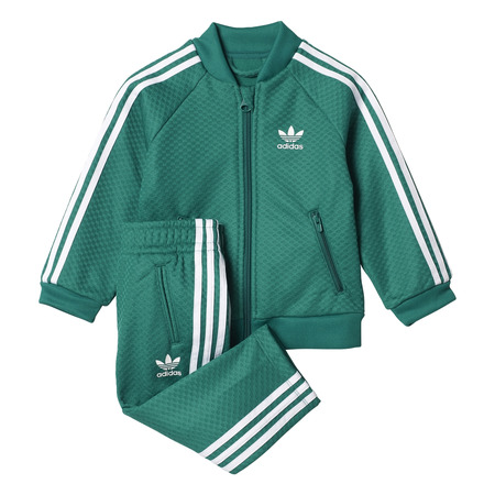 Adidas Originals Superstar Mesh TrackSuit Infants (Sub Green/White)