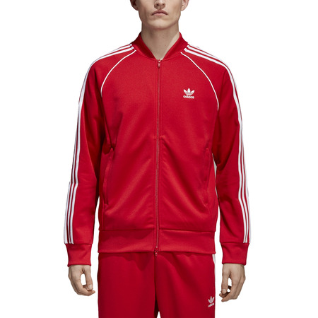 Adidas Originals Superstar Track Top (Scarlet/ Weiß)