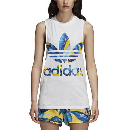 ADIDAS ORIGINALS TANK TOP TREFOIL W "TROPICAL PASSINHO" (WHITE)