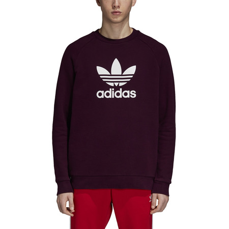 Adidas Originals Trefoil Crewneck Sweatshirt (Maroon)