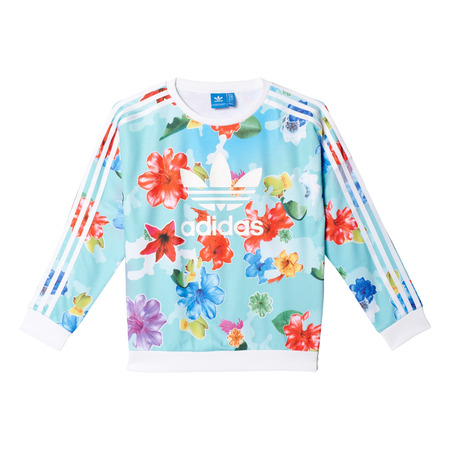 Adidas Originals Trefoil Flower Crew AOP J (multicolor/white)