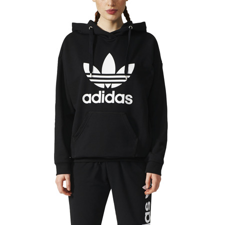 Adidas Originals Trefoil Hoodie W (schwarz/weiß)