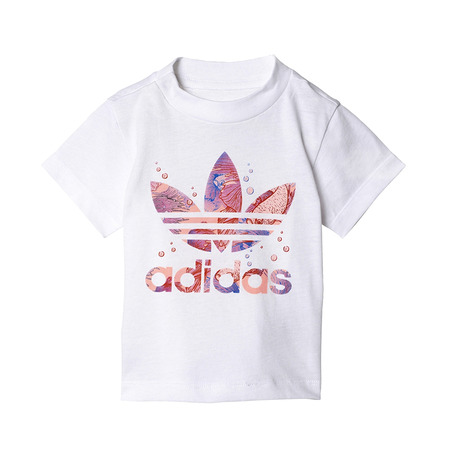 Adidas Originals Trefoil Logo "Aqua" Infants Tee (weiß/multicolor)