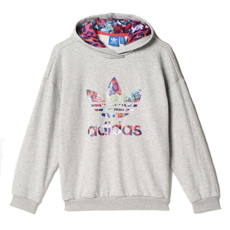 Adidas Originals Jugend Hoodie S Rose (grau/multicolor)