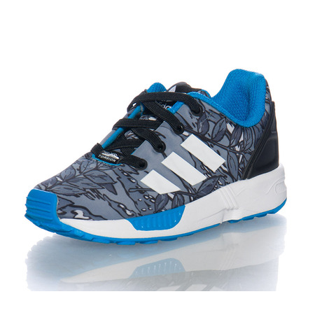 Original Adidas ZX Flux EL I "Leaves" (gris/azul/white)