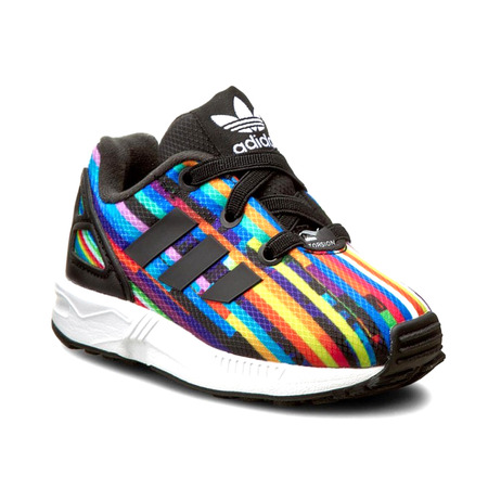 Adidas Originals ZX Flux EL Infants "Digital Noise" (Kern schwarz/weiß/multicolor)