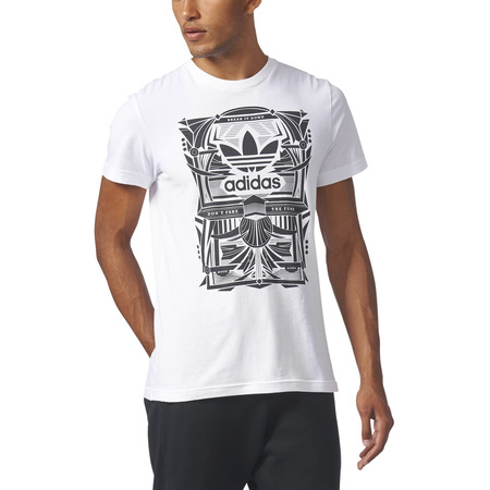 Adidas Originals Rechteck 3 Tee "Boogie down" (weiß)