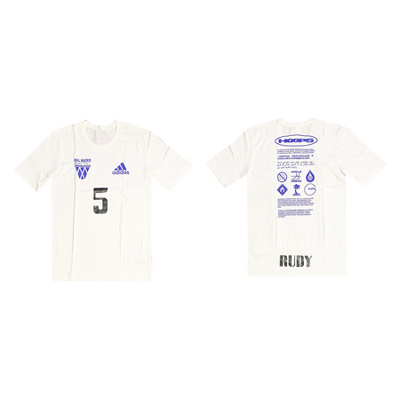 Adidas Real Madrid Niñ@ GFX Tee Y # 5 RUDY #