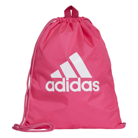 ADIDAS SPORTS PERFORMANCE LOGO GYM SACK (SHOCK PINK / WHITE)