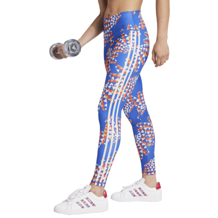 Adidas x FARM Rio 7/8 Leggings "Bold Blue-Bliss Orange"