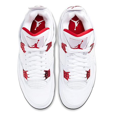 Luft Jordanien 4 Retro "Metallic Red"