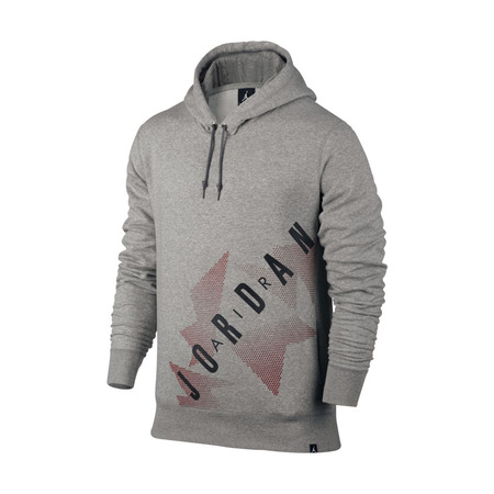 Air Jordan 6 Fleece Hoodie (063/dk grau Heather/schwarz)