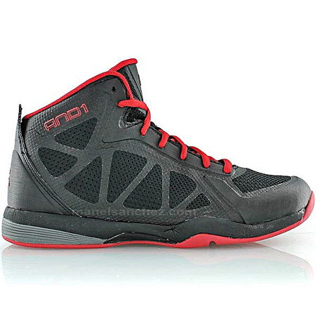 And1 Beast Mid (negro/rojo)