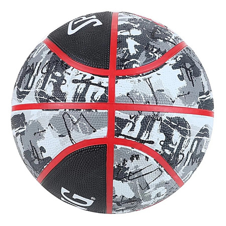 Basket Spalding Black Red Graffiti Sz7 Gummi (Tabelle 7)