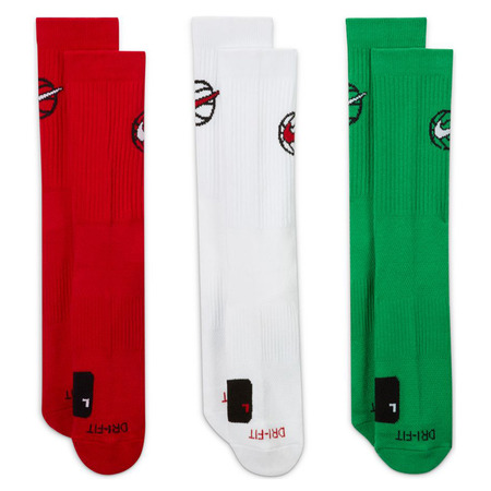 Calcetines Basket Nike Everyday Crew "Tricolor RWG"