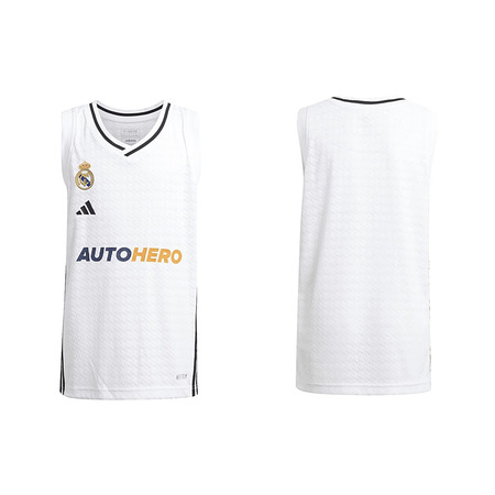 T-Shirt Junior 1. Team Real Madrid Basketball White