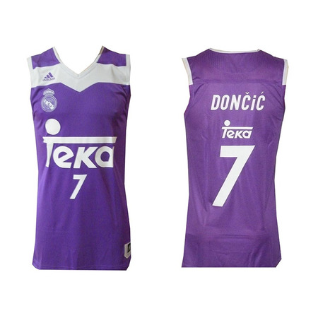 T-Shirt Réplica Luka Doncic #7# R. Madrid 2016/17 (vioray)