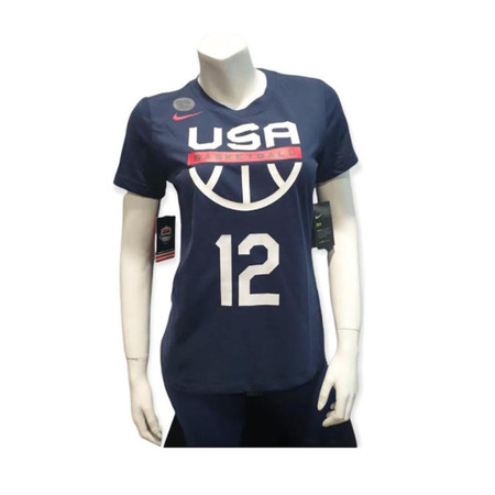 Camiseta Nike Deutschland Team Basketball Frauen Dri-FIT # 12 TAURASI #