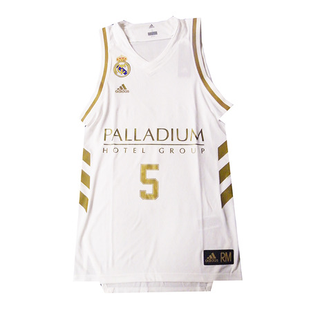 Replica Erwachsene T-Shirt RUDY #5# Real Madrid Basket (1. Ausrüstung)