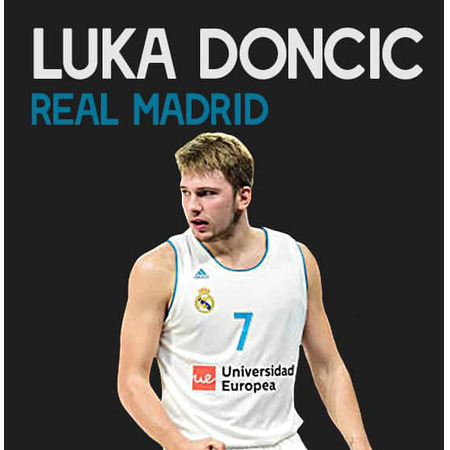 T-Shirt Réplica Luka Doncic #7# R. Madrid 2017/18 (1. Equipation)