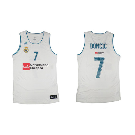 T-Shirt Réplica Luka Doncic #7# R. Madrid 2017/18 (1. Equipation)