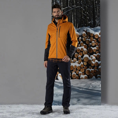 Campagnalo Ripstop Jacke mit abnehmbarer Kapuze "Zucca"