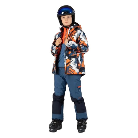 Campagnolo Boy\'s Freeride Skijacke "Bluestone-Orange"