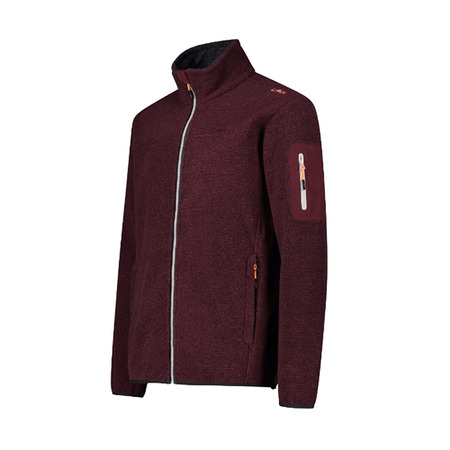 Campagnolo Männer Jacquard Knit-Tech Fleece "Burgundy"