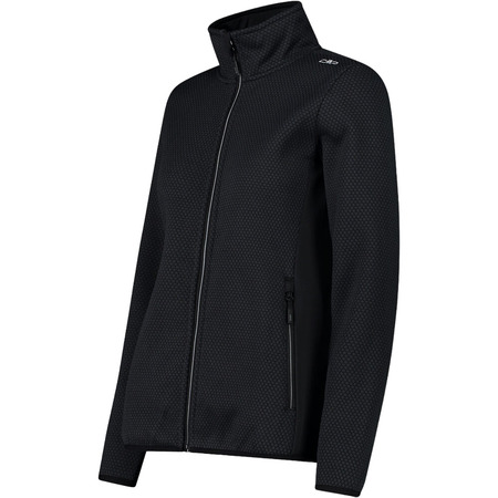 Campagnolo Damen Strick-Tech Jacke Jacquard "Antracite"