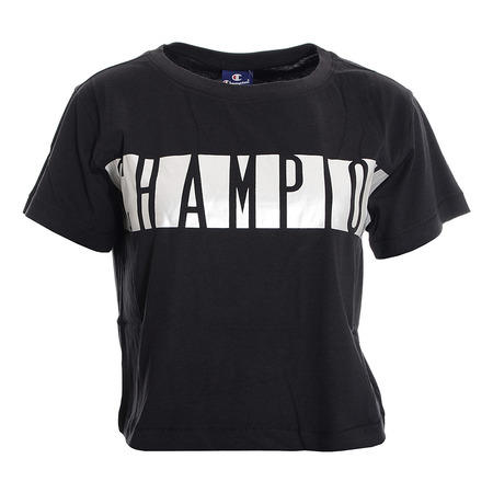 Champion Authentic CustomFit Cropped T-Shirt Damen (schwarz)