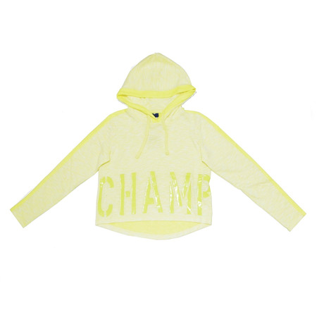 Champion Authentic Customfit Kapuzen Crop Top W (Volt Green)