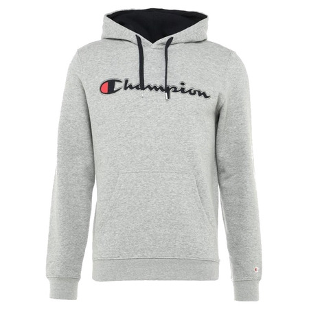 Champion Authentic Script Logo Reverse Weave Hoodie (Grau)