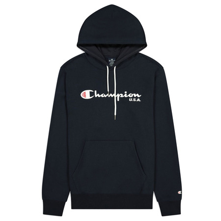 Champion Basketball USA Script Logo Tap Fleece Hoodie "Navy"