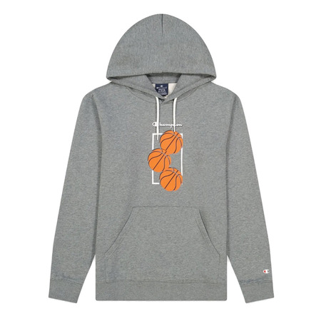 Champion Basketball Legacy Graphic Print Hoodie "Grey"