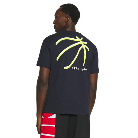 Champion Basketball Legacy Graphic Print T-Shirt "Navy"