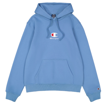 Champion Big C Logo Stickerei Fleece Hoodie "Teal Blue"