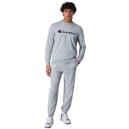 Champion bestickt Big Logo Crewneck Sweatshirt "Light Grey"