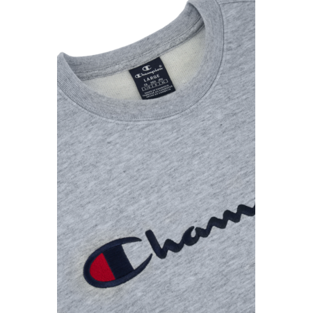 Champion bestickt Big Logo Crewneck Sweatshirt "Light Grey"