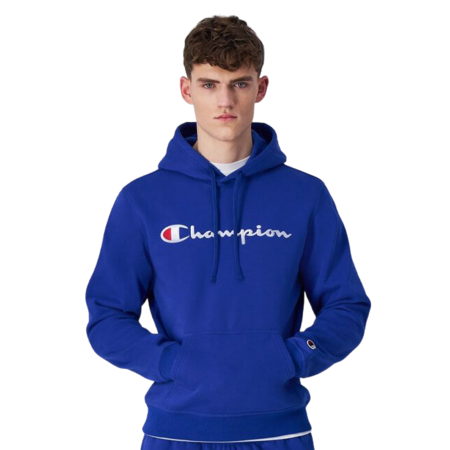 Champion bestickt Big Logo Fleece Hoodie "Blau"