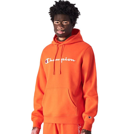 Champion bestickt Big Logo Fleece Hoodie "Orange"