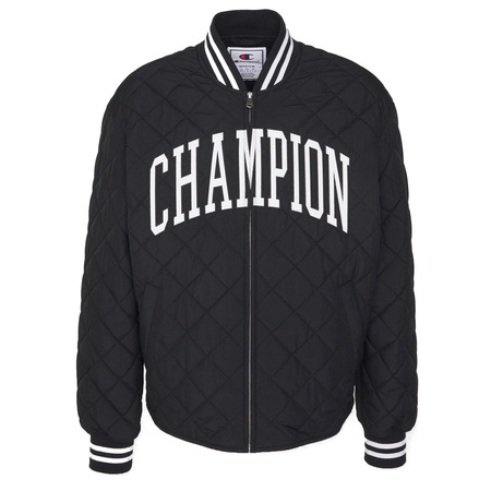 Champion Rochester Bookstore Big Logo gesteppt Bomberjacke "Black"