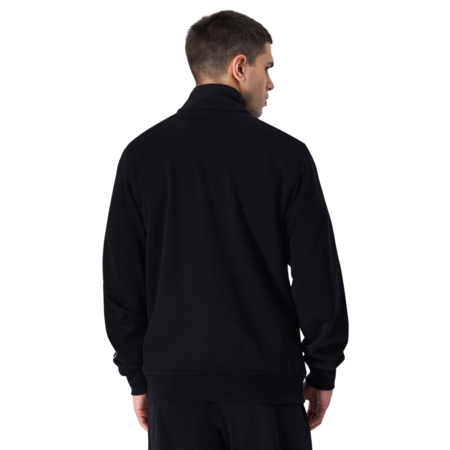 Champion Front Pockets Half-Zip Big Logo Fleece Sweatshirt "Black"