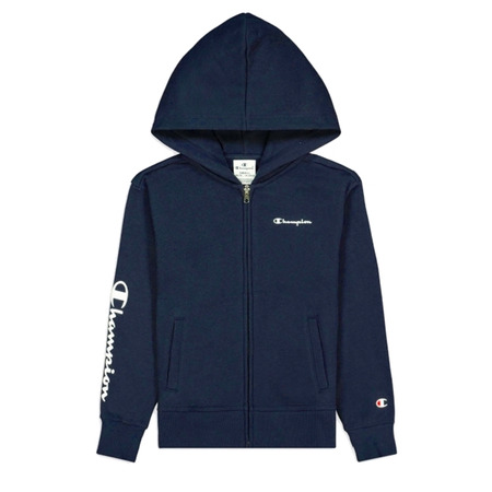 Champion Girls Legacy Kapuze Full Zip Sweatshirt "Navy"