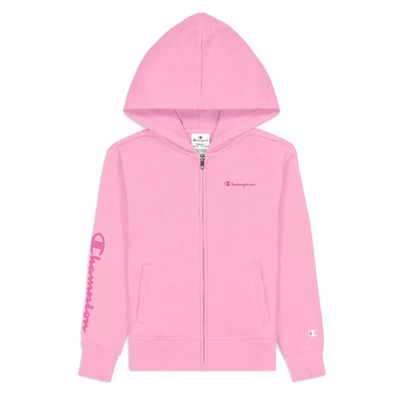 Champion Girls Legacy Kapuze Full Zip Sweatshirt "Pink"