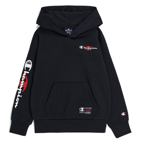 Champion Kids Basketball Logo Fleece Hoodie "Black"