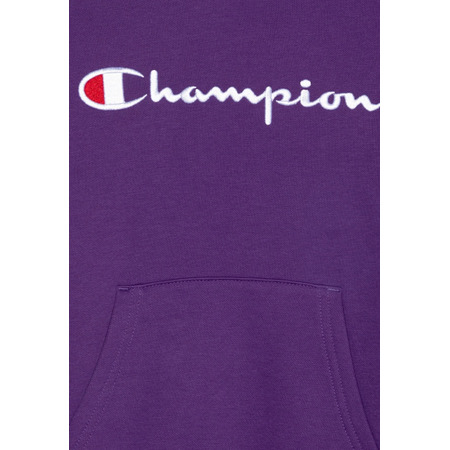 Champion Kids Großes Logo Fleece Hoodie "Dark Purple"