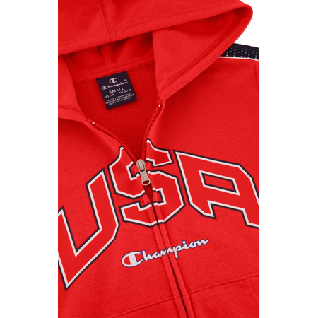 Champion Kids Colour Block Logo USA Trainingsanzug "Red"