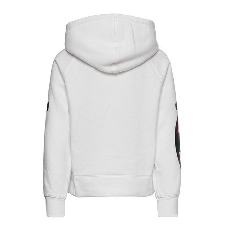 Champion Girls Legacy Logo Kapuzenpullover "White"