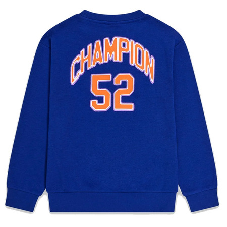 Champion Kids Modern Basketball Logo Sweatshirt "Blau"